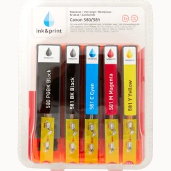 Ink & Print inktcartridges Canon 580/581