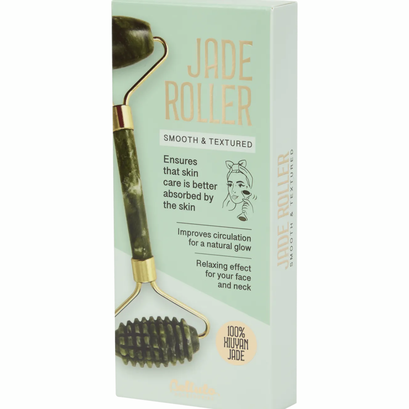 Jade roller gezichtsmassage