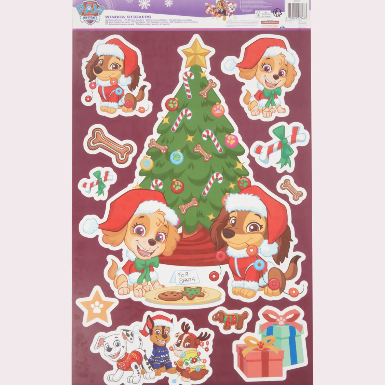 Kerst raamstickers