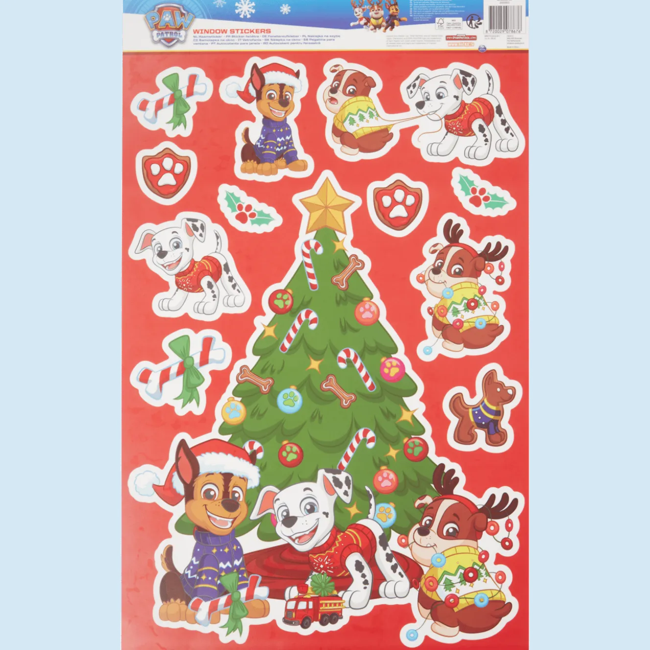 Kerst raamstickers