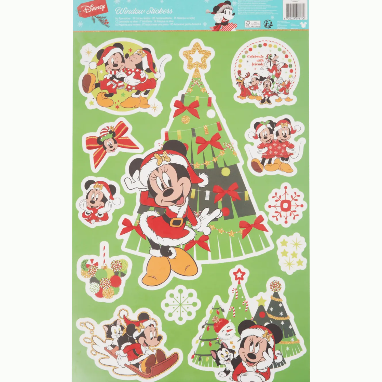 Kerst raamstickers