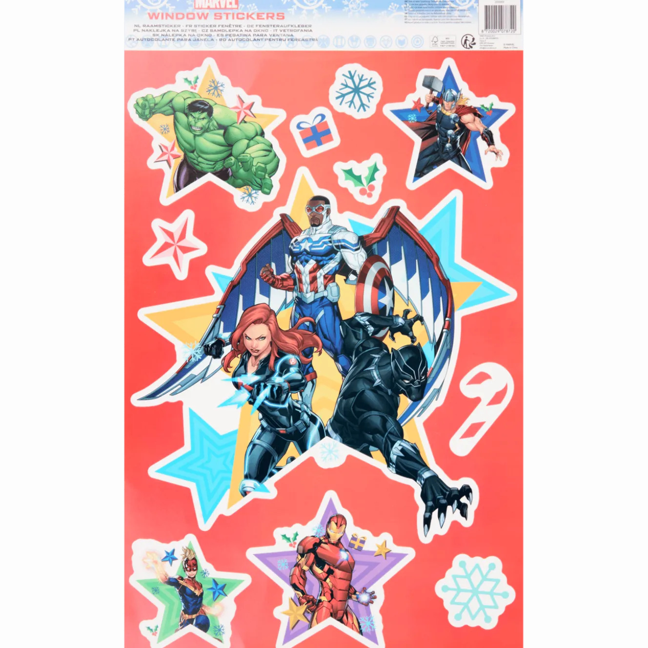 Kerst raamstickers