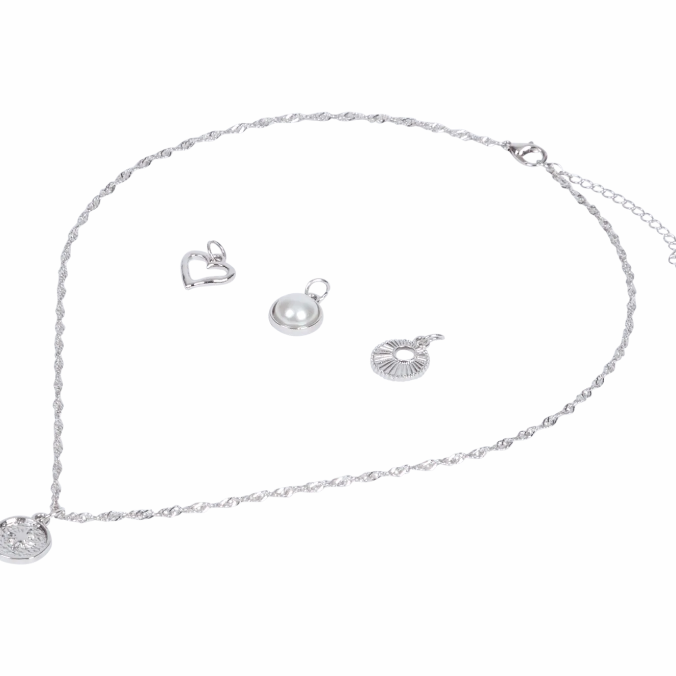 Ketting met verwisselbare hangers