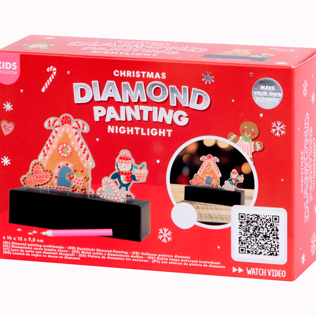 Kids Kingdom diamond painting kerstnachtlampje