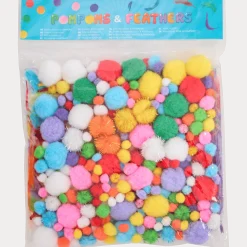Knutselveren en -pompons