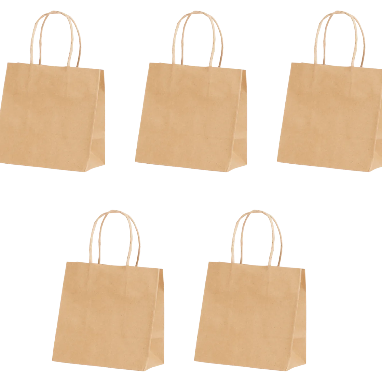 Kraftpapier cadeautasjes