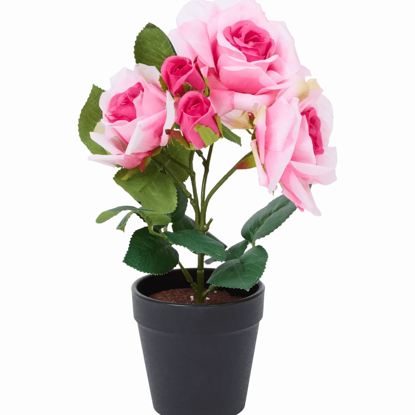 Kunstroos in pot