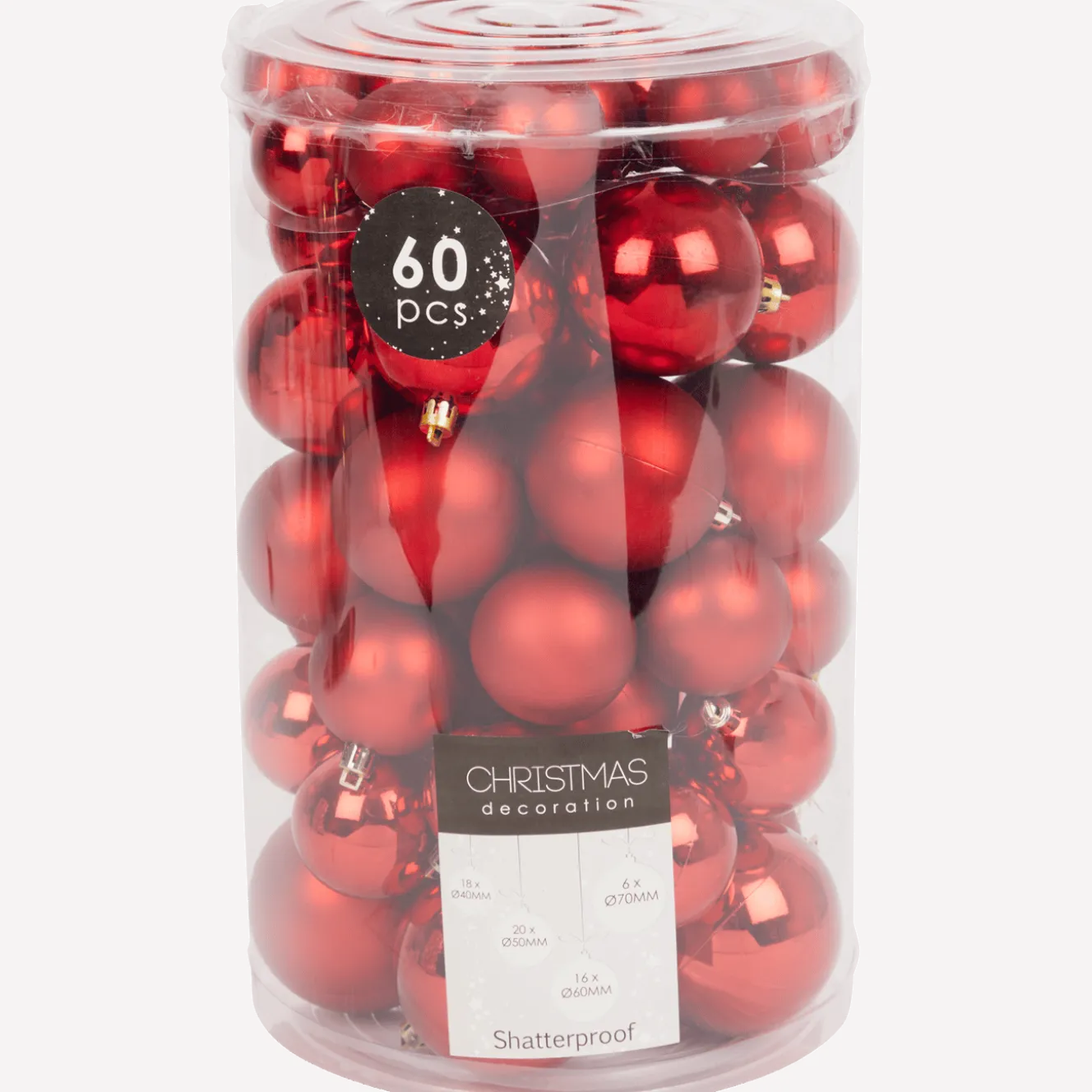 Kunststof kerstballen
