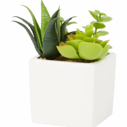 Kunst-vetplant in pot