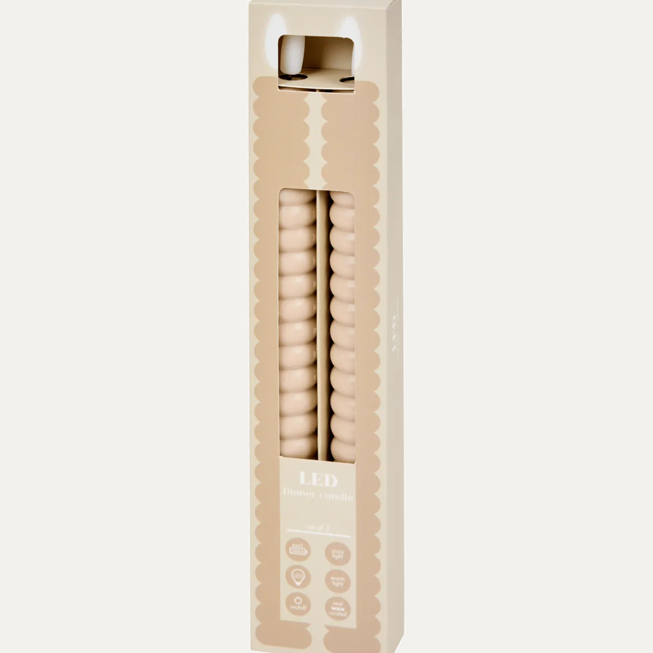 Led-dinerkaarsen