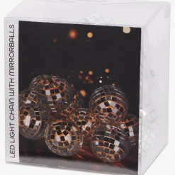 Lichtsnoer met discoballen