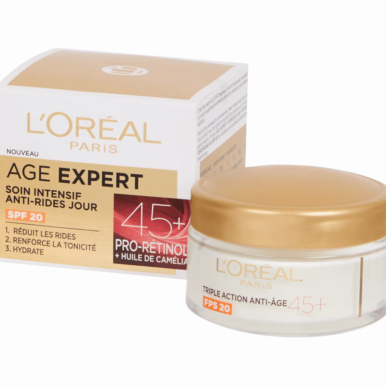 L'Oréal Triple Action Anti-Age dagcrème 45+ Pro-Retinol