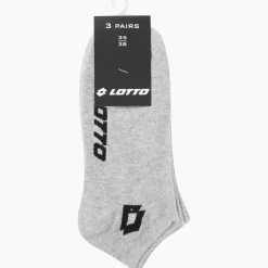 Lotto sneakersokken grijs