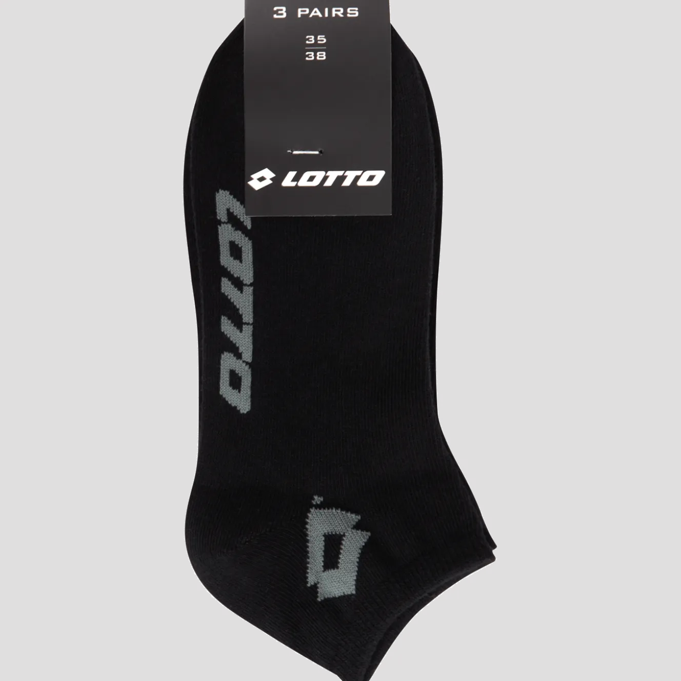 Lotto sneakersokken zwart