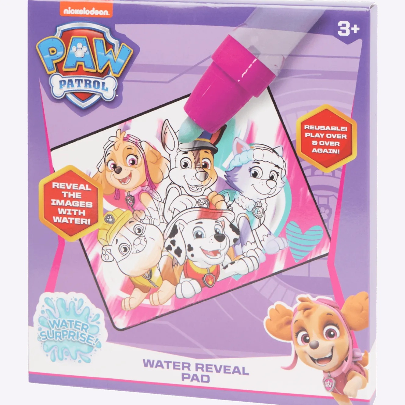 Magische kleurplaat met waterstift