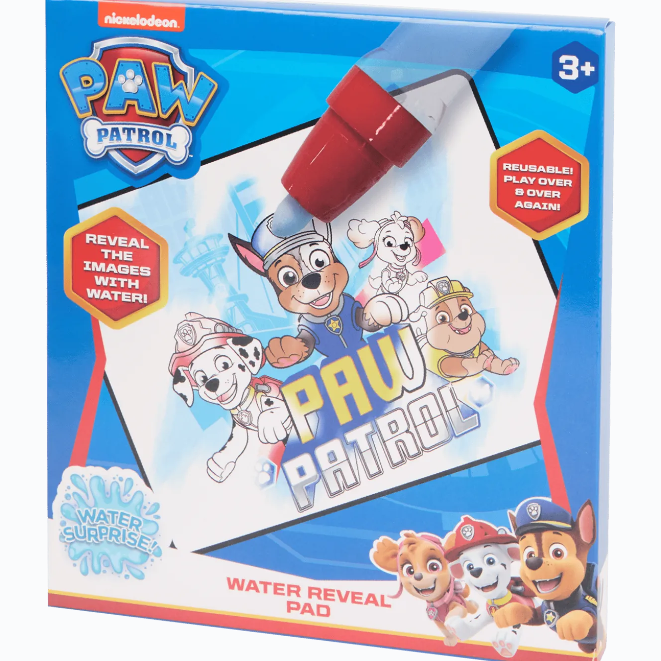Magische kleurplaat met waterstift