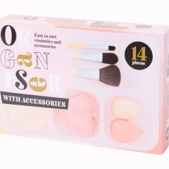 Make-up-organizer met accessoires