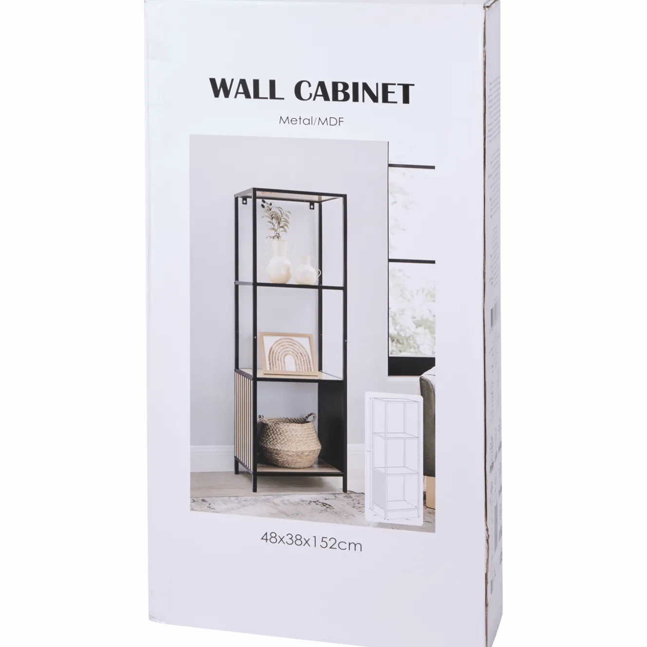 Metalen wandkast