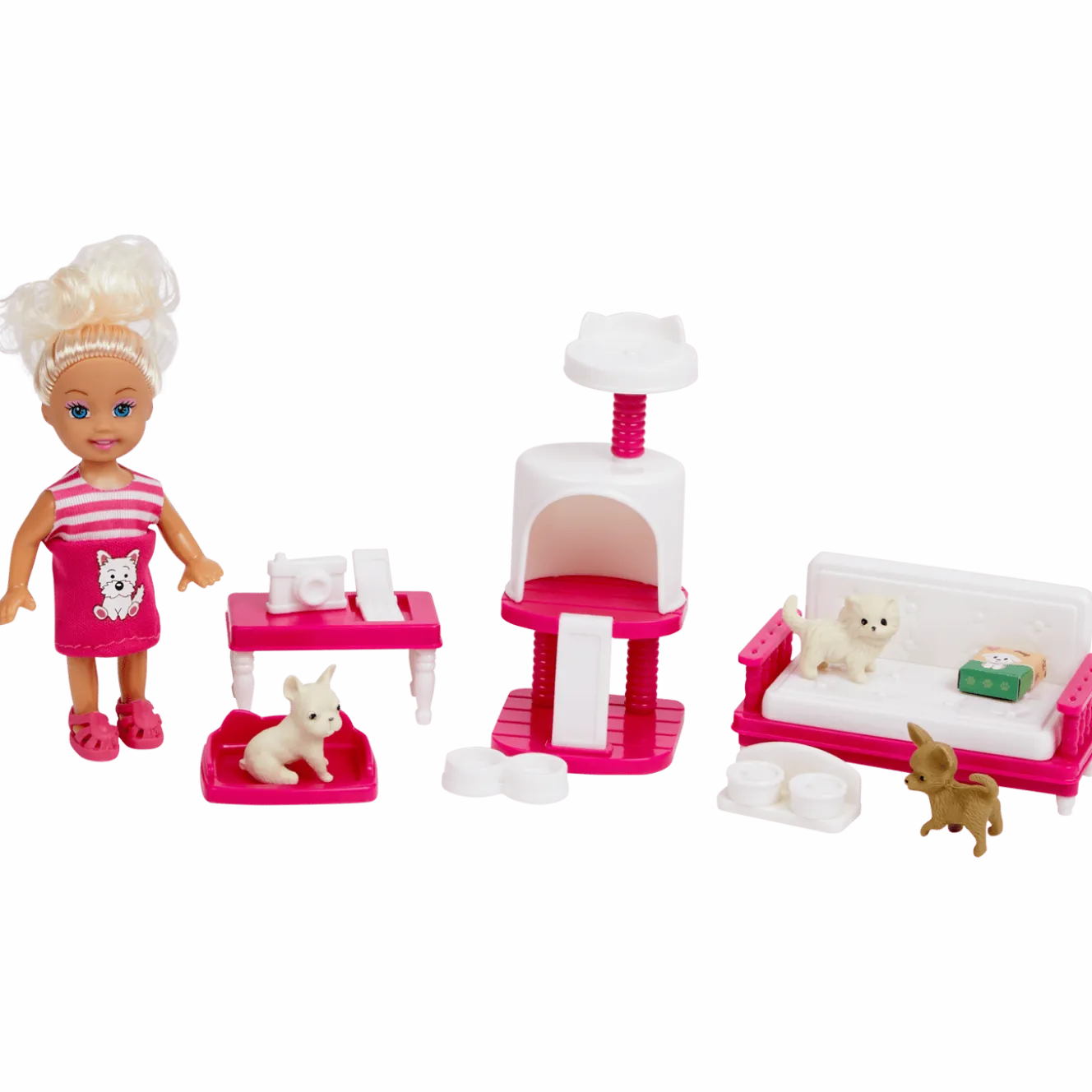 Mini-pop met accessoires
