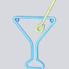 Neon wandlamp