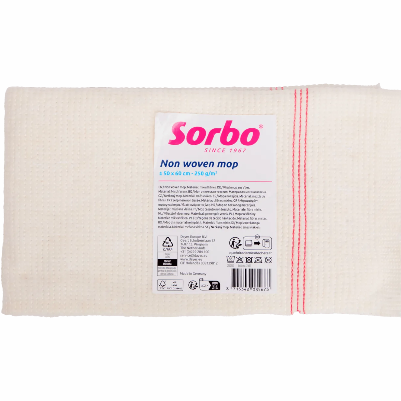 Non-woven dweil