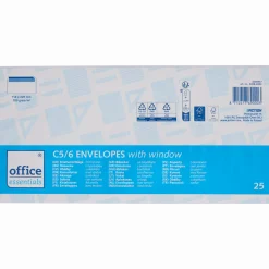Office Essentials enveloppen met venster C5/6