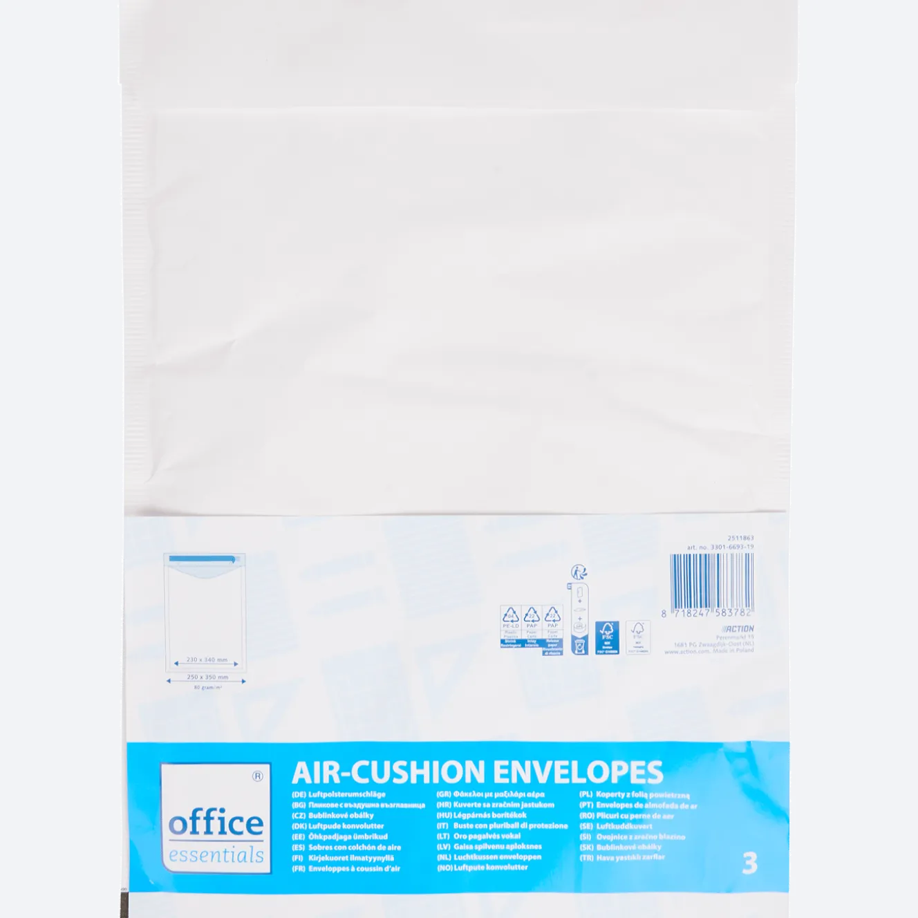 Office Essentials luchtkussenenveloppen A4