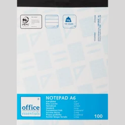 Office Essentials schrijfblokken A6
