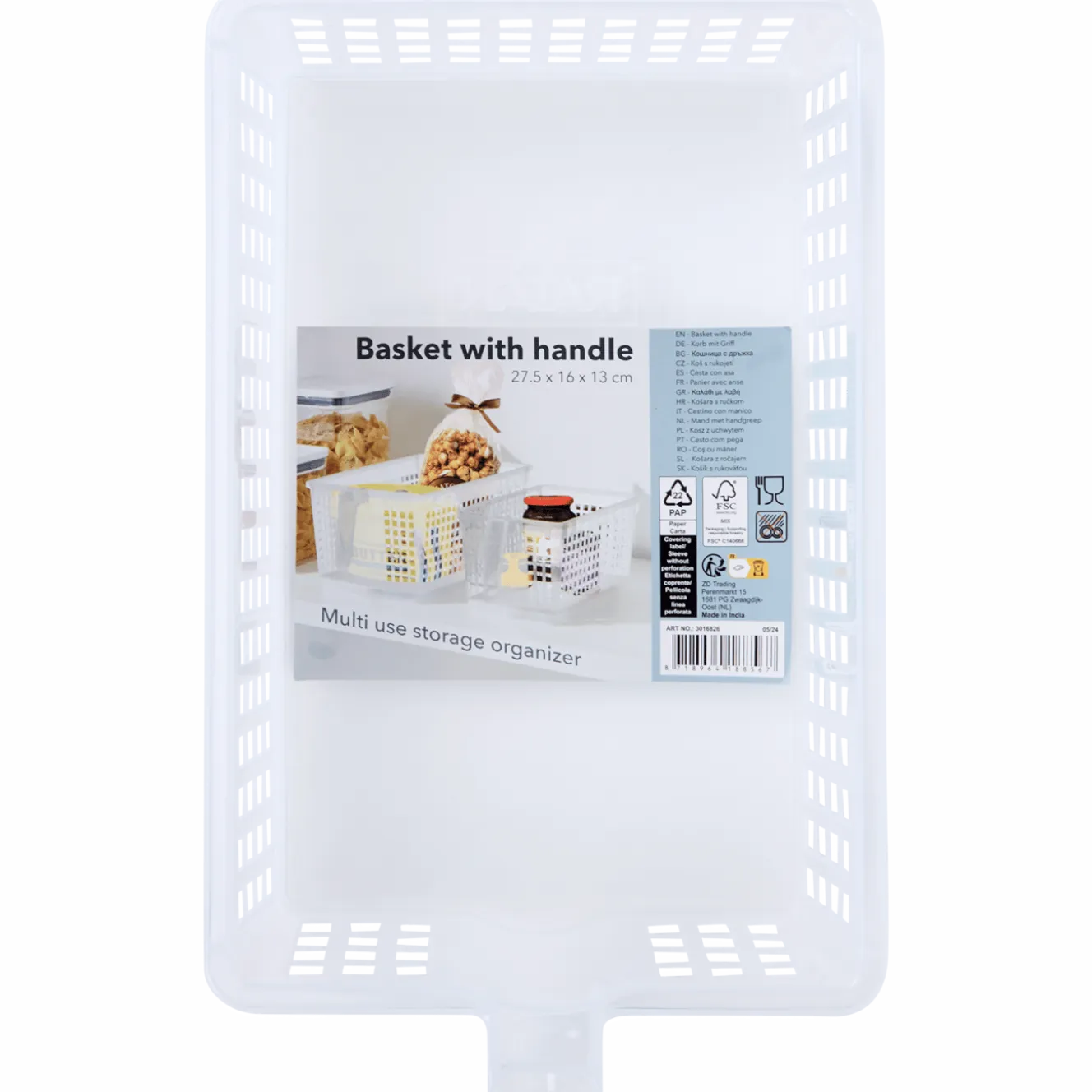 Opbergmand met handvat