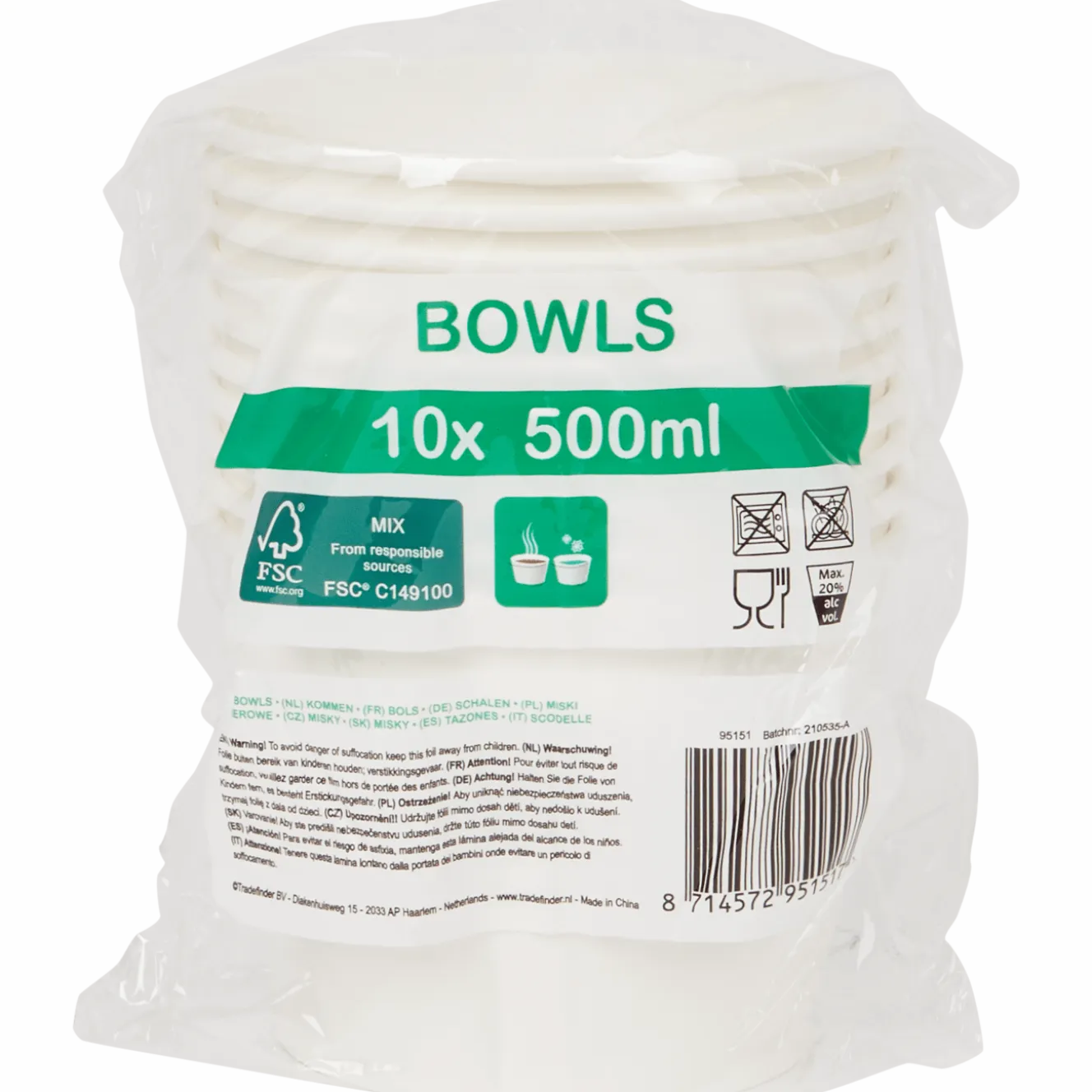 Papieren bakjes