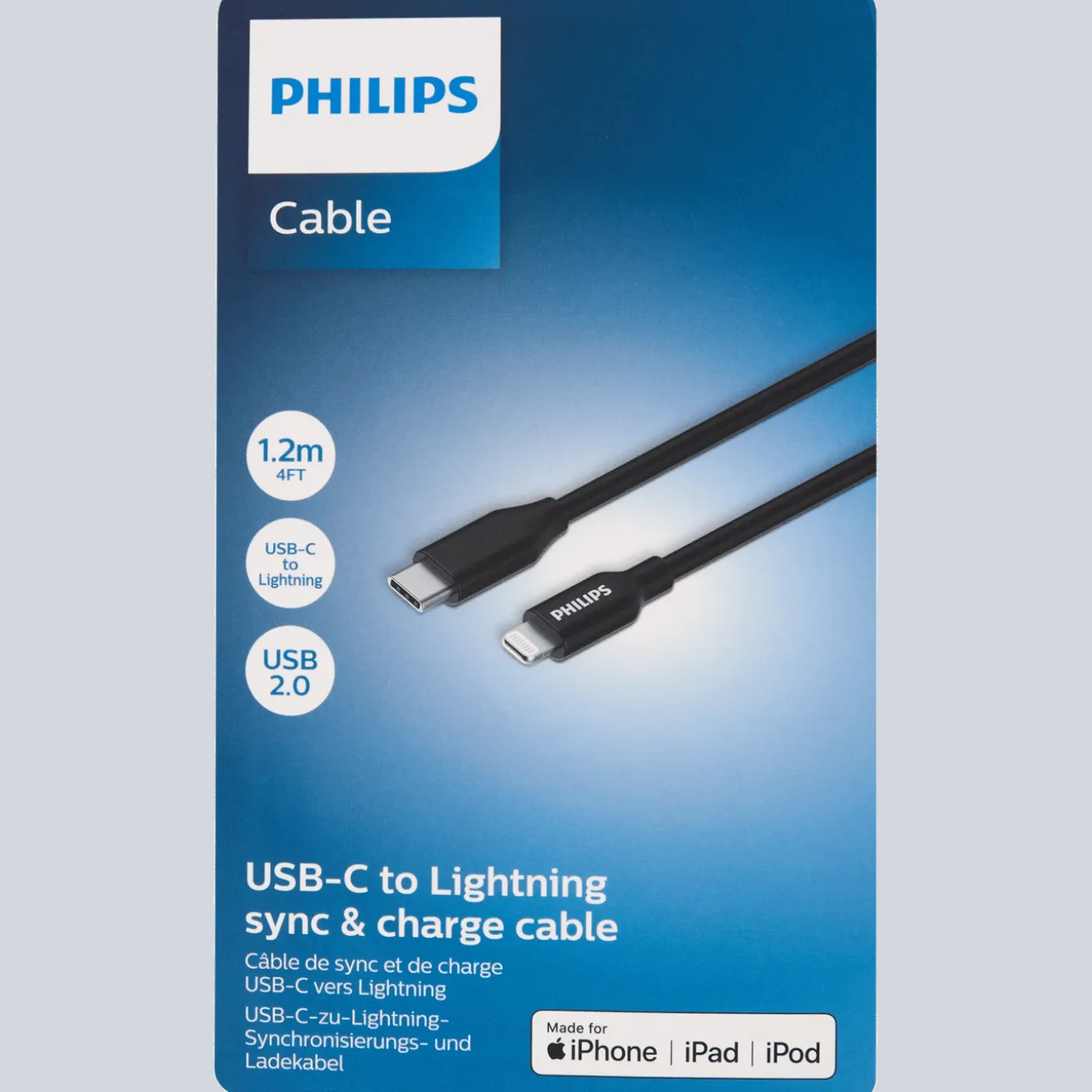 Philips USB-C naar lightening kabel