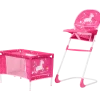 Poppenstoel en -bed
