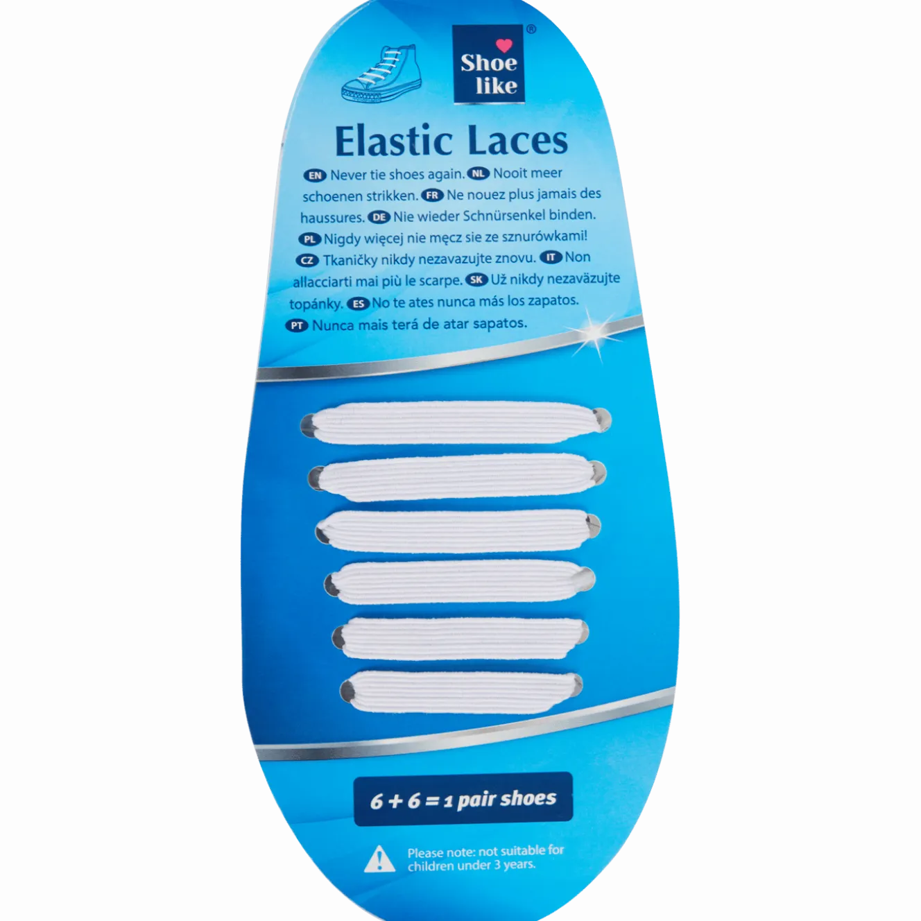 Shoe like elastische veters