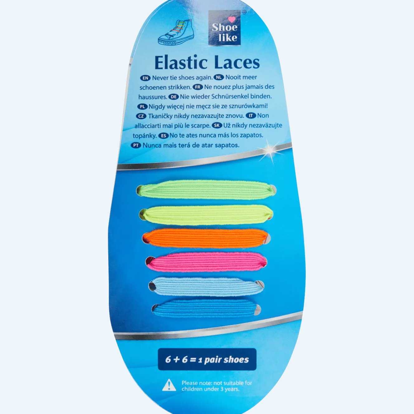 Shoe like elastische veters