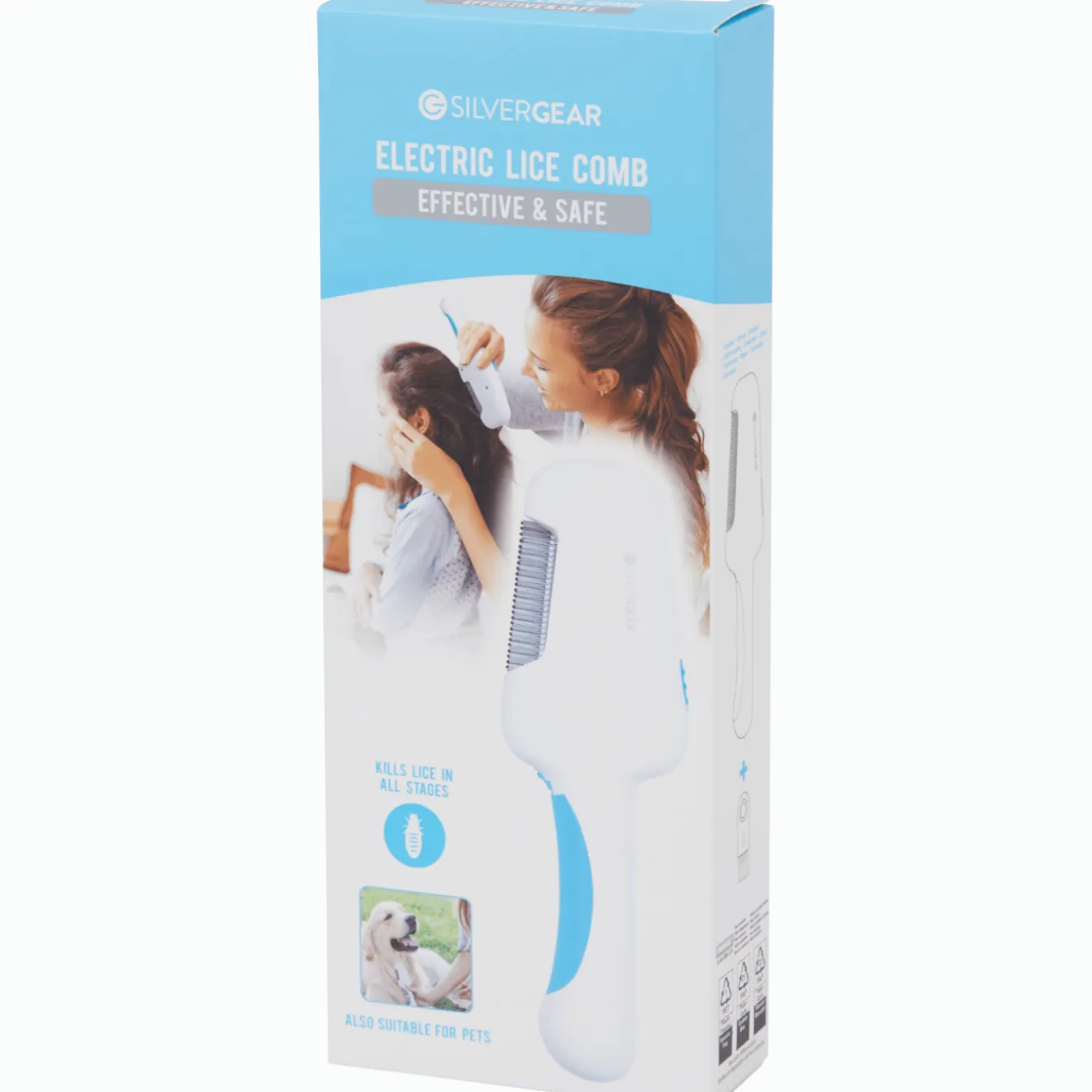 Silvergear elektrische luizenkam