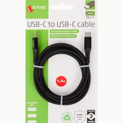 Sologic laad- en datakabel USB-C naar USB-C