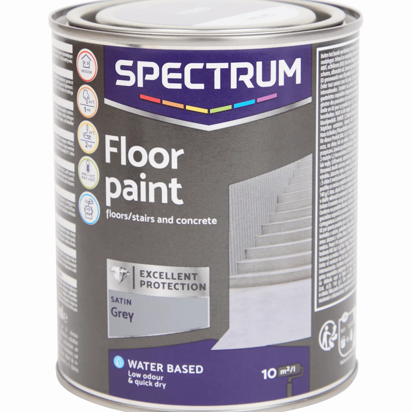 Spectrum betonvloerverf satin grey