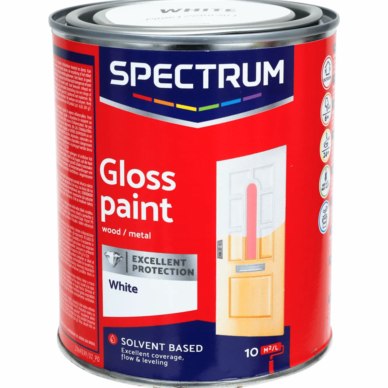 Spectrum hoogglans alkydlak wit