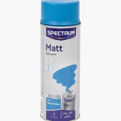 Spectrum matte spuitverf azuurblauw