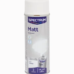 Spectrum spuitverf mat wit