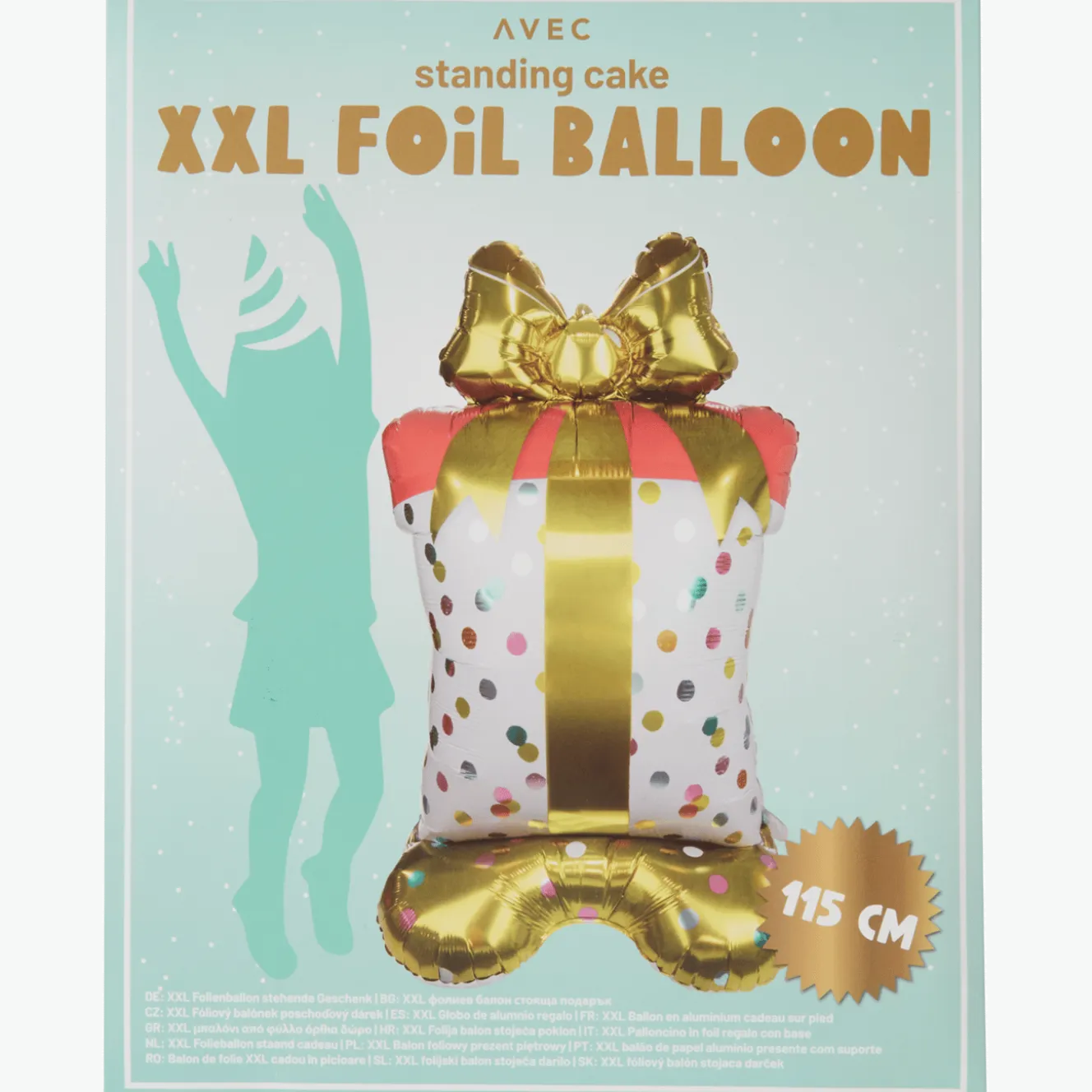 Staande folieballon XXL