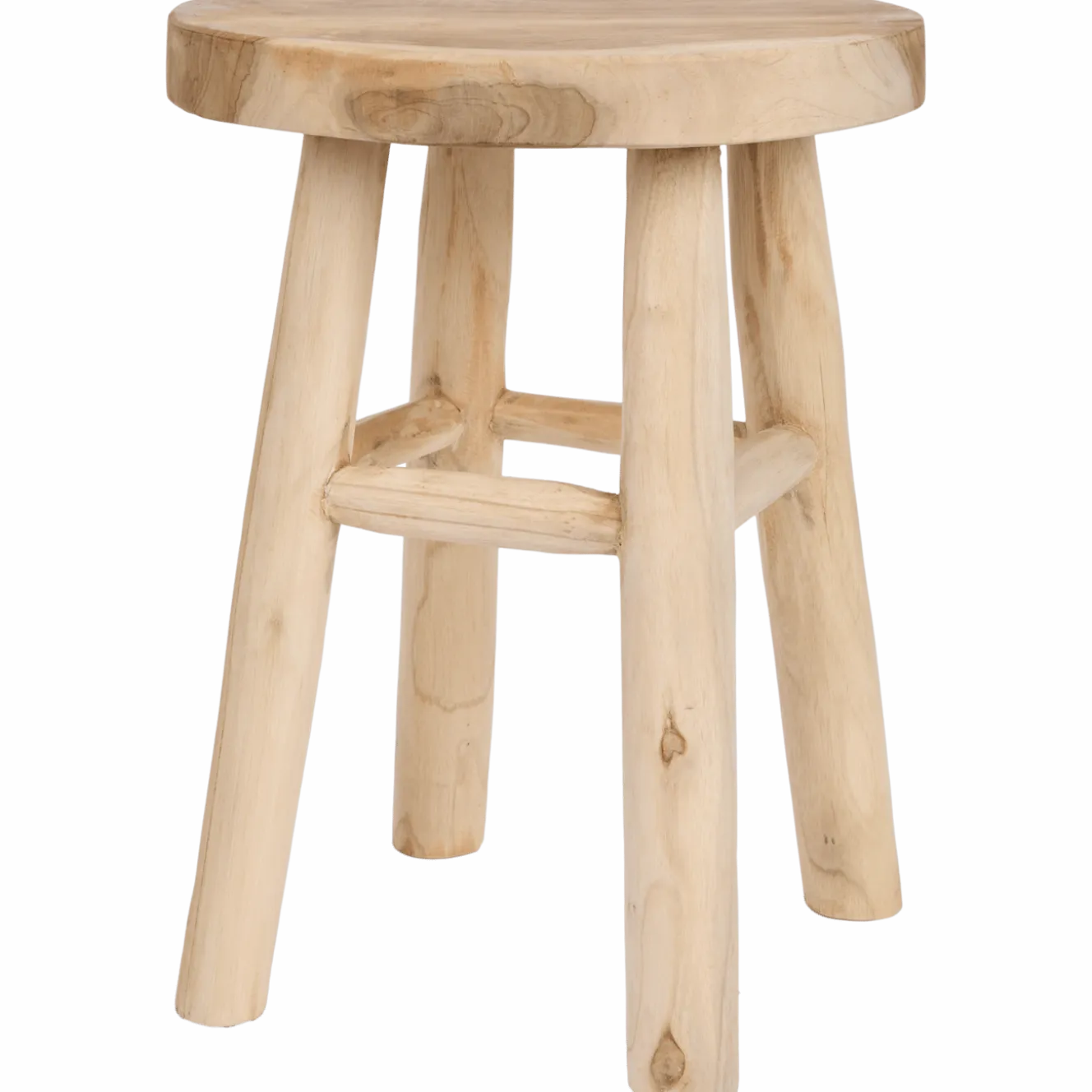 Teakhouten kruk