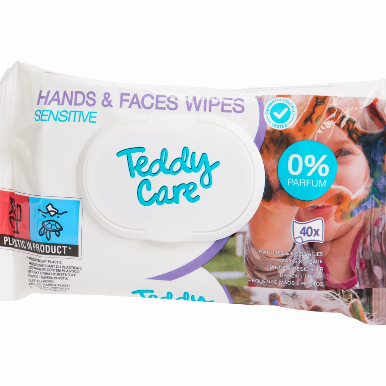 Teddy Care hand- en gezichtsdoekjes Sensitive