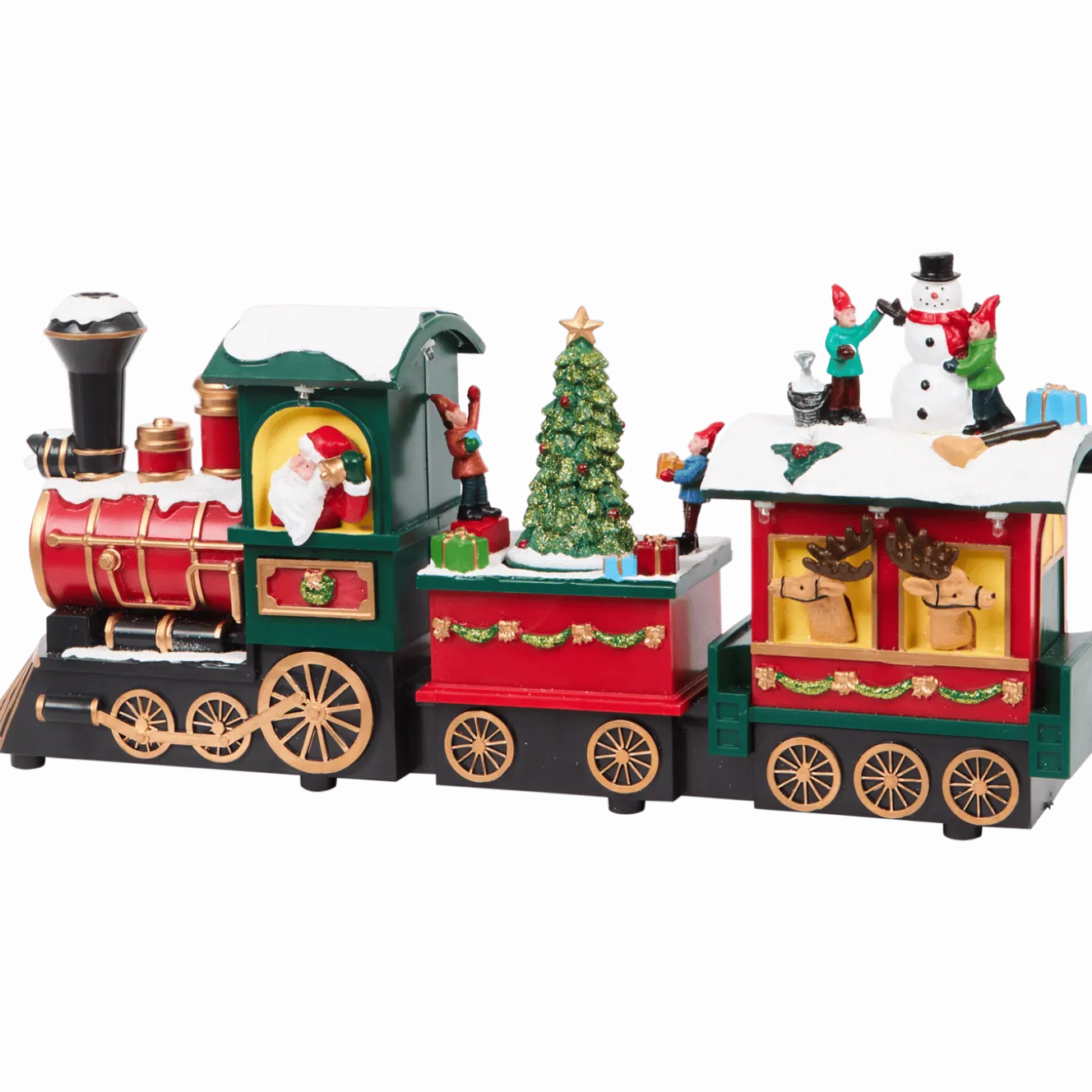 Trein kersttafereel