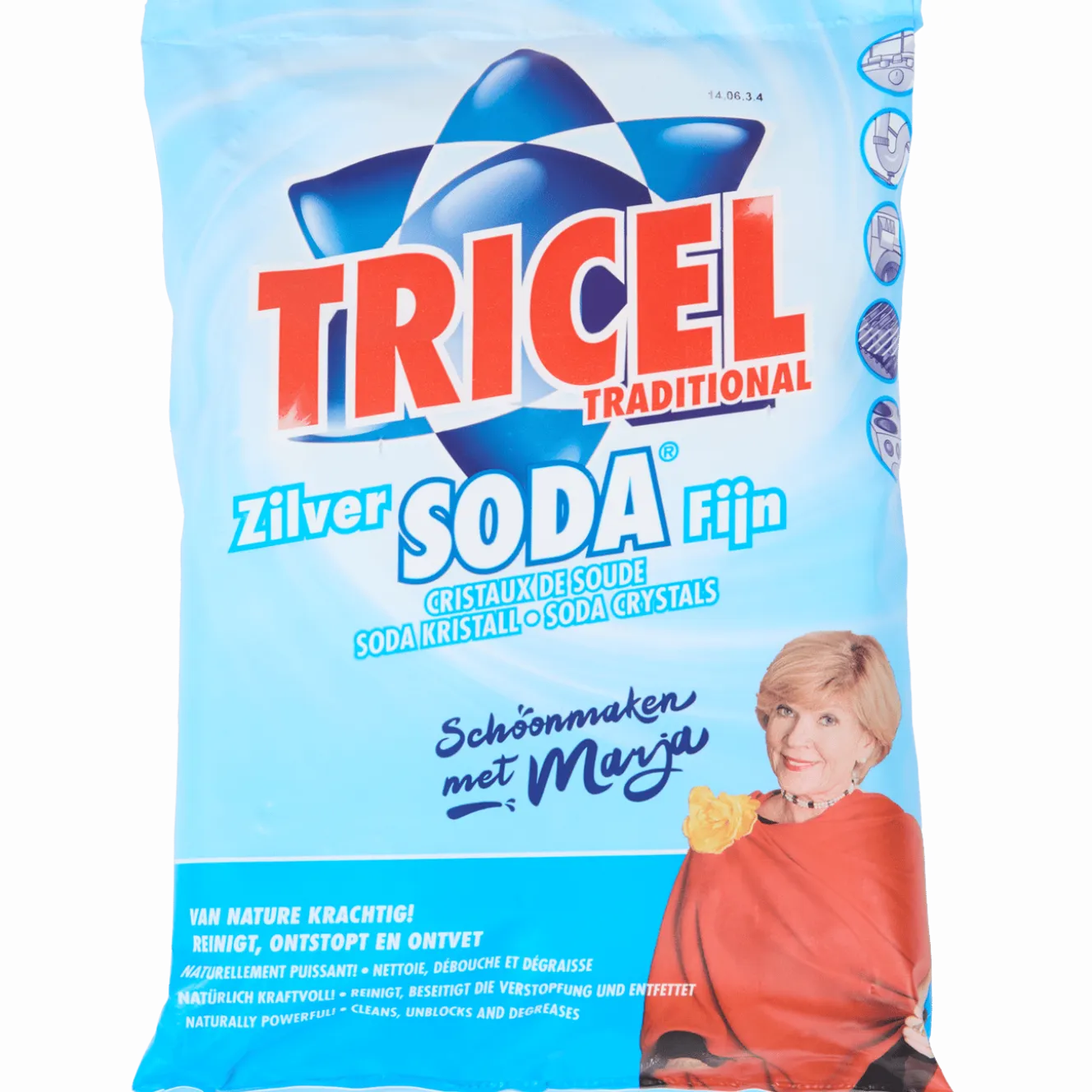 Tricel zilversoda Fijn