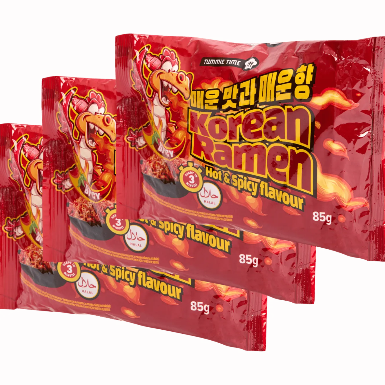 Tummie Time Koreaanse noodles Hot & Spicy