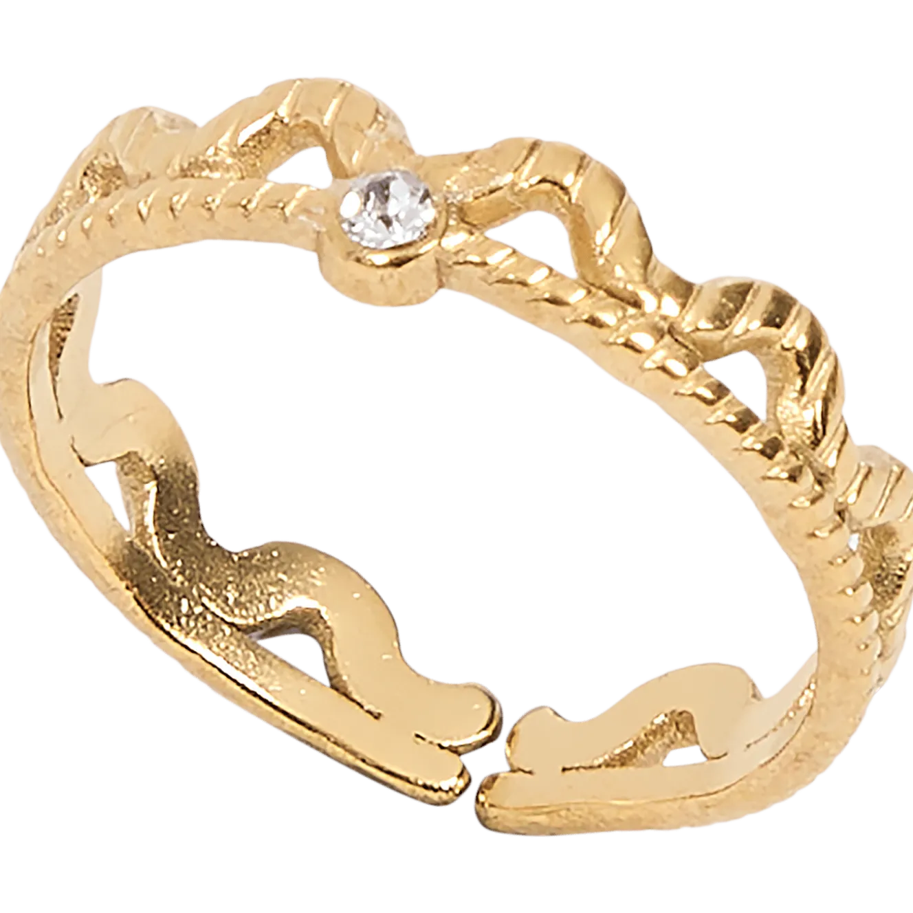 Vergulde ring