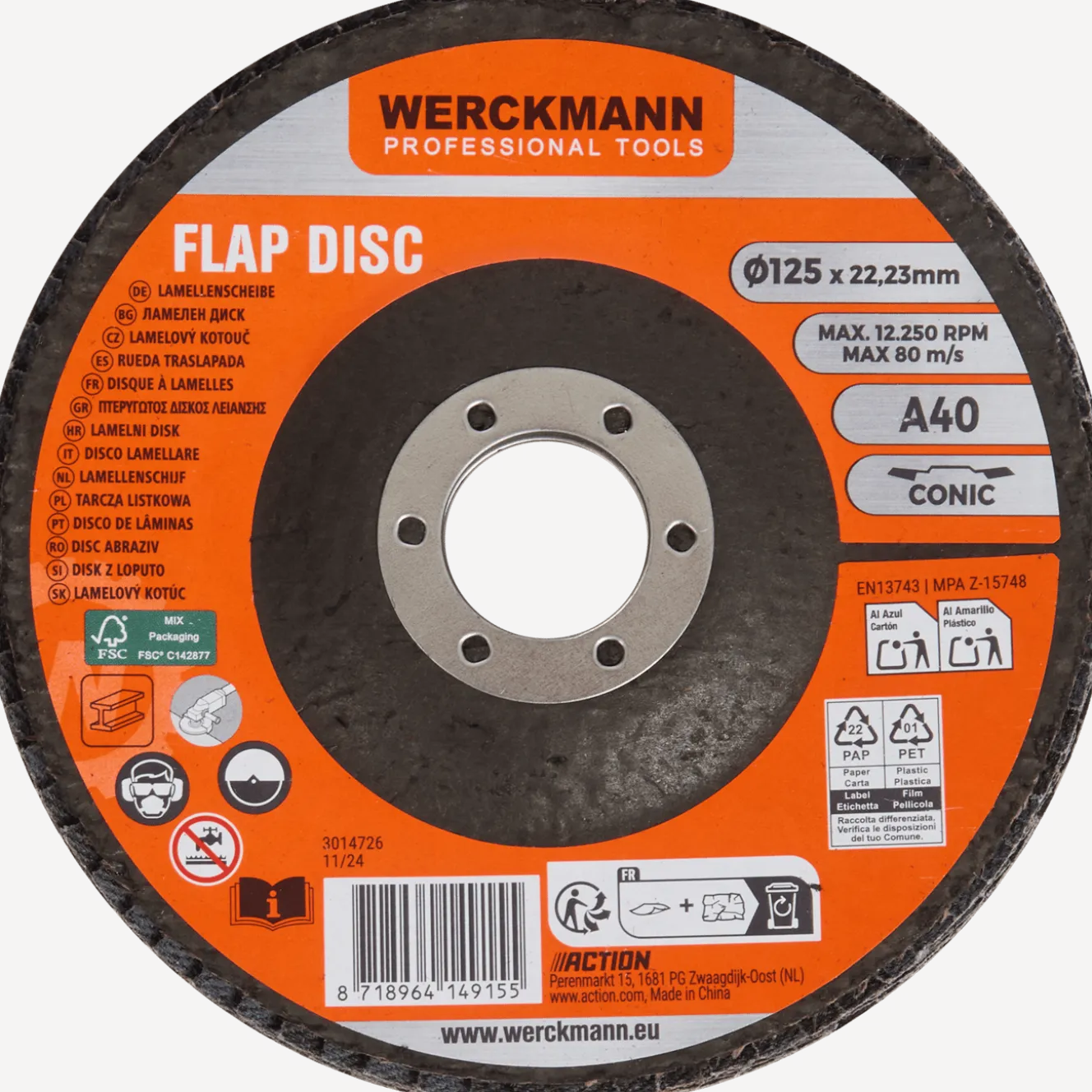 Werckmann lamellenschijf