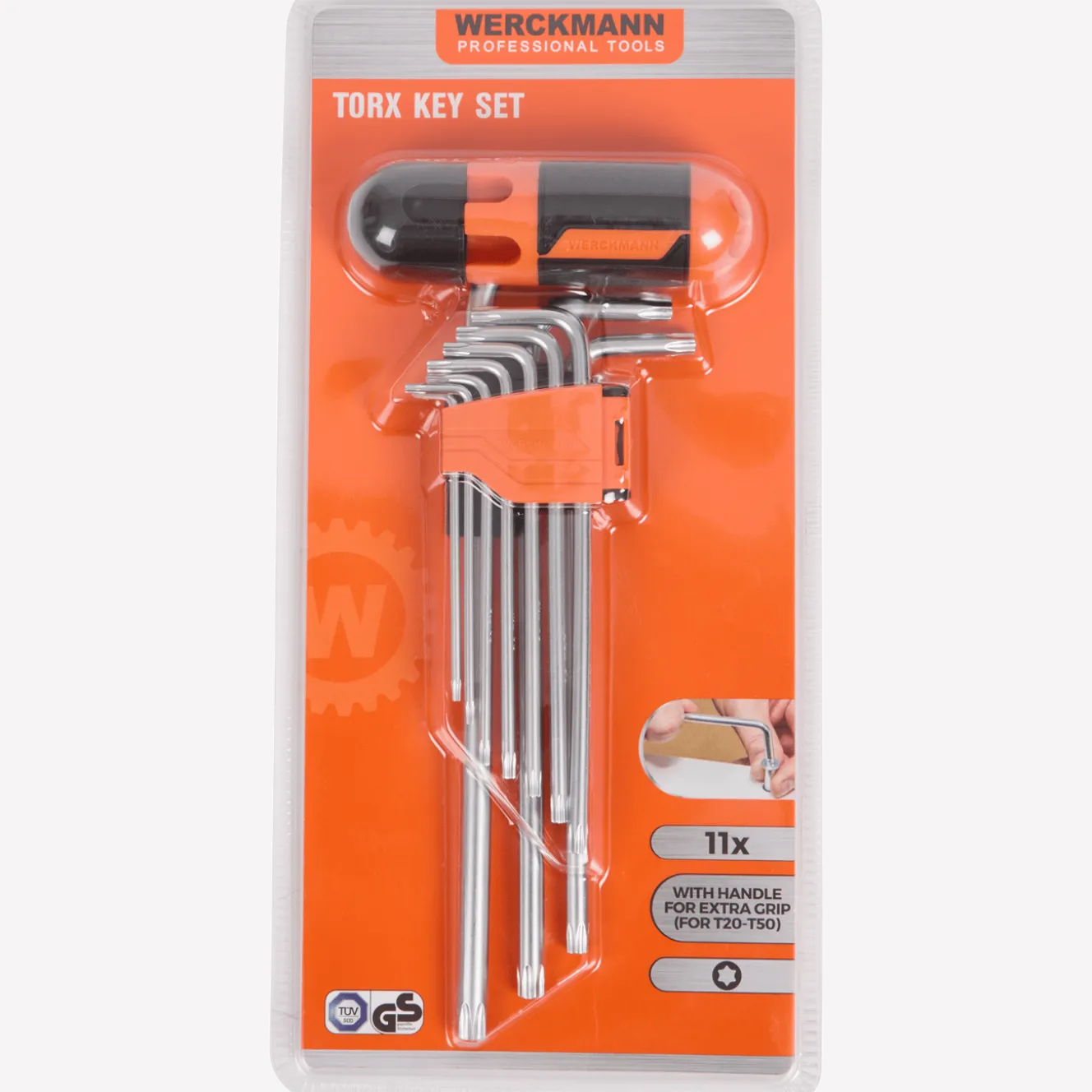 Werckmann torx- of inbusset